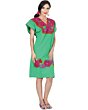Vestido Zinacantán Mexicano Típico Chiapas 601289 Verde Look