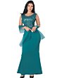 Vestido Largo Elegante Lamasini 5704 Color Jade