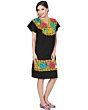 Vestido Zinacantán Mexicano Típico Chiapas 601290 Negro