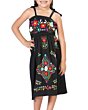 Vestido Bordado Artesanal Para Niña 603077 Negro Zoom