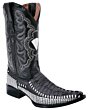 Men's Fashion Black Western Boots Coco Clone WD 11-099