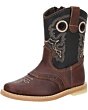 Botas Rodeo Para Baby Color Shedrón Zipper Tubo Negro