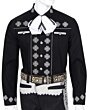 Camisa Negra Charra Tradicional WD 11-875