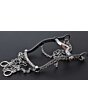 White Diamonds 1047 Silver Horse Bit