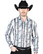 Camisa Color Blanco Con Azul El Señor De Los Cielos 43940