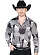 Camisa Color Negro Con Blanco El Señor De Los Cielos 43991