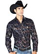 Camisa Vaquera Color Navy El Señor DL Cielos 43589