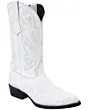 Botas Vaqueras Blancas Piel Imitación Avestruz WD 11-227