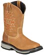 Bota Rodeo Malibu De Trabajo Piel Crazy Color Miel