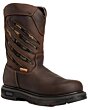 King Welt Predator 8" work boot in oak leather with dual-density polyurethane sole, slip-resistant and oil-resistant outsole.