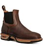 Angled View of KW Razor 6" Chelsea men's work boots highlighting craftsmanship and material.