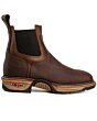 Side View of KW Razor 6" Chelsea men's work boots showcasing leather and slip-resistant sole.