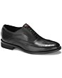Zapato Negro De Piel Tipo Bostoniano Para Hombre