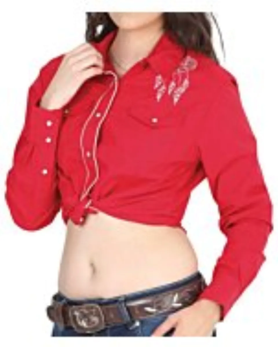 Blusa Vaquera Roja El General Dama 40479