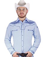 Camisa Azul Charra El General 40985