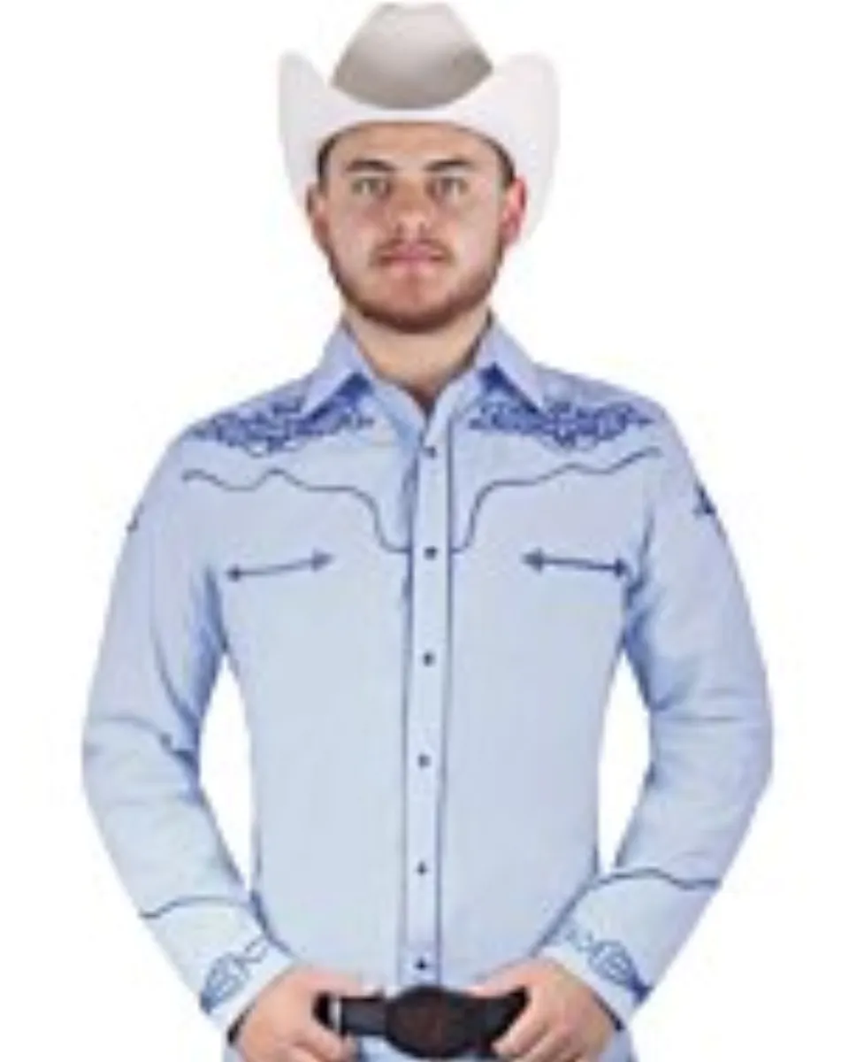 Camisa Azul Charra El General 40985