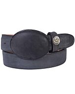 Cinto Negro Vaquero Piel Crazy El General 21274