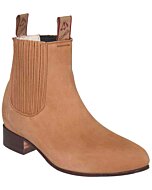 El Canelo 1 Charro Ankle Boots Nubuck Color Camel