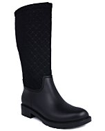 Bota Alta Para Mujer Andrea 2558 Color Negro