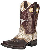 Bota Rodeo Bordado Toro El General 33309 Color Choco