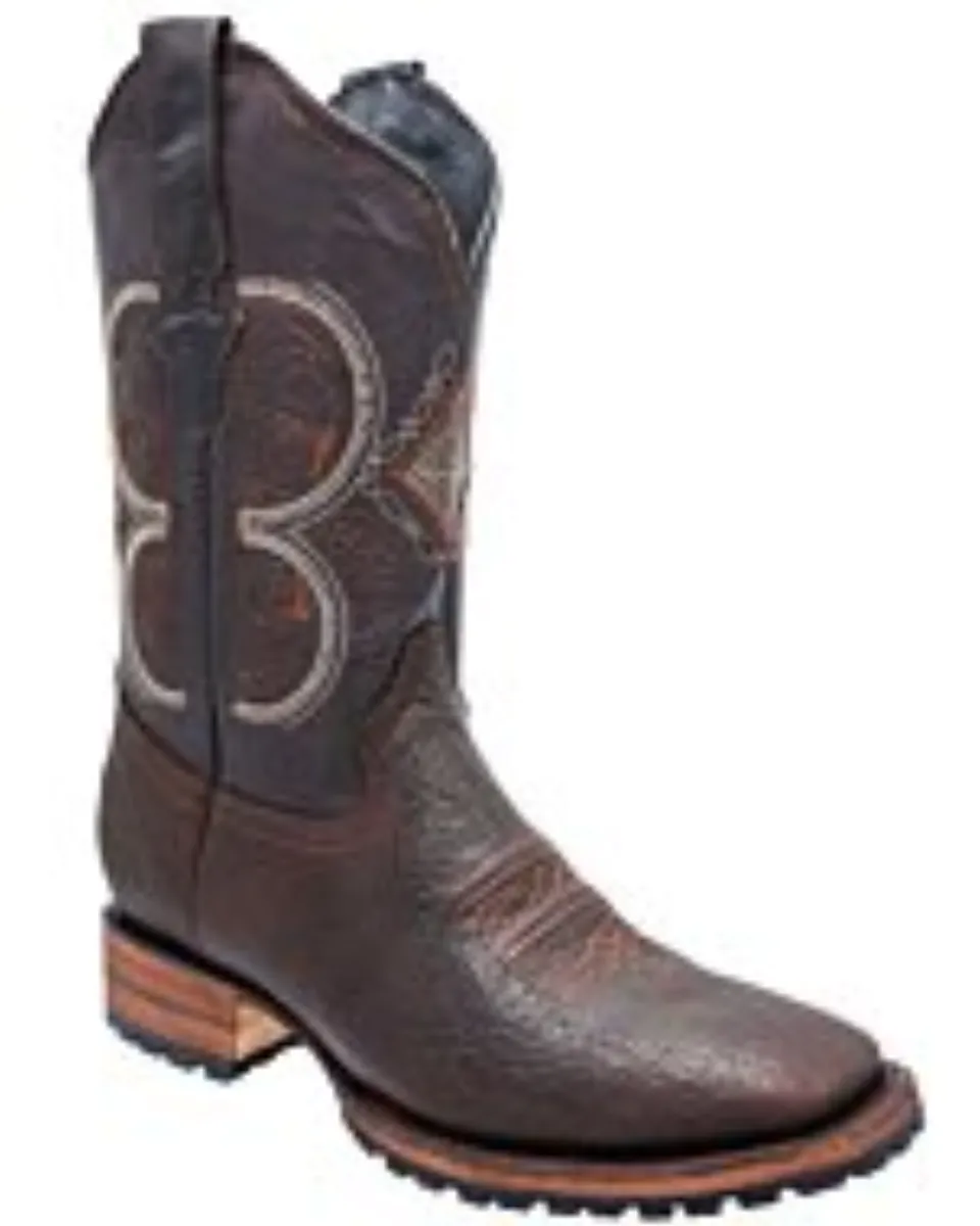 Botas Rodeo Suela Tractor Color Café WD 11-284