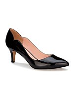 Zapato Negro Formal Ancho Para Dama Andrea 452