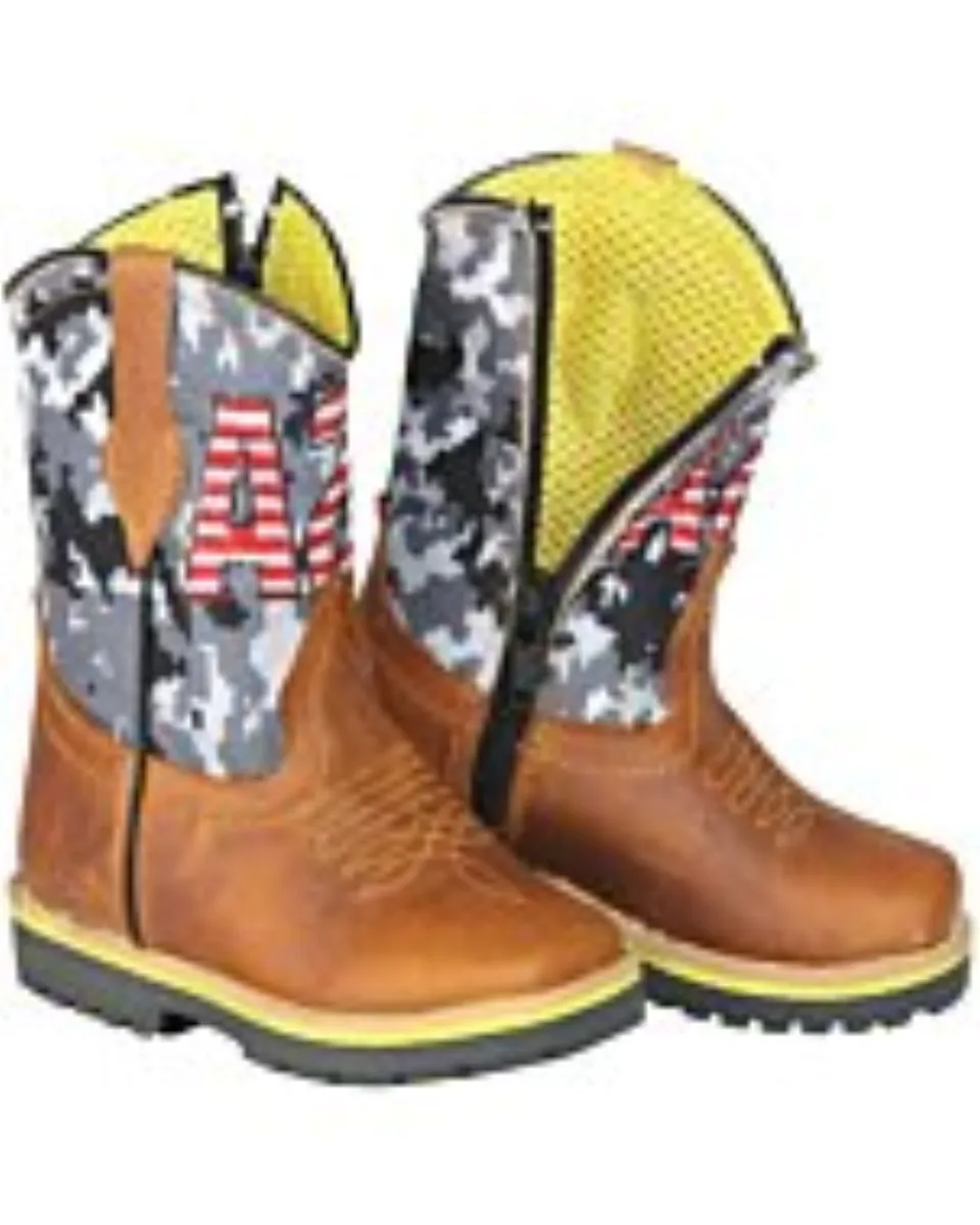 Botas Rodeo USA Para Bebé Niño Color Miel Jar Boots 126573