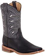 BOTAS RODEO EL GENERAL ROD-19-40 PIEL BOVINO CRAZY COLOR NEGRO