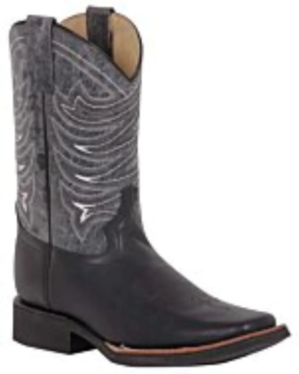 BOTAS RODEO EL GENERAL POLY-TX-40 PIEL BOVINO CRAZY COLOR NEGRO