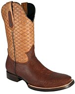 Bota Rodeo Piel Cuello De Toro  JB 540 Café