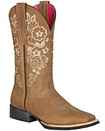 Bota RodeoTexas Para Mujer Piel Color Tabaco El General 44643