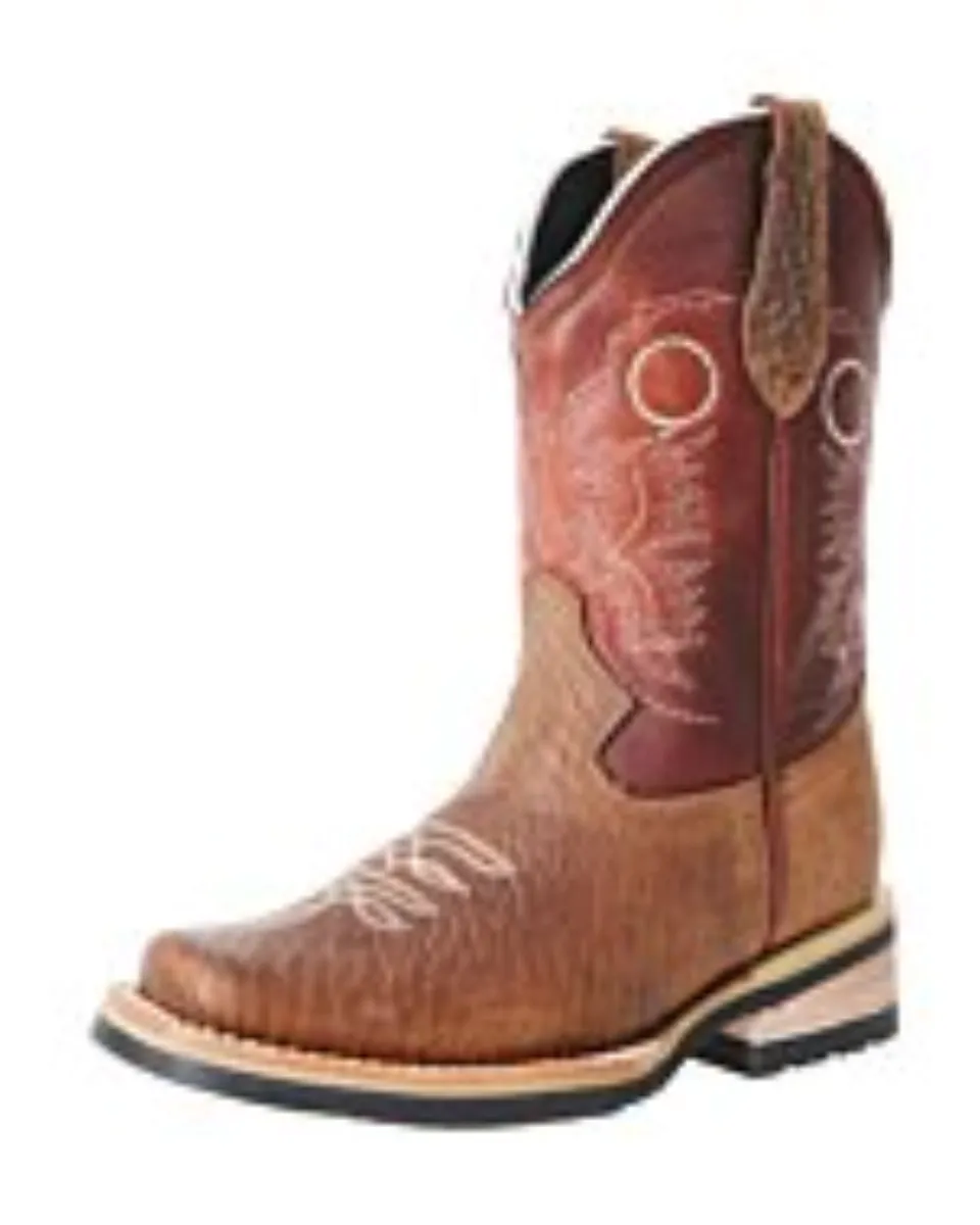 Botas Rodeo De Niño En Color Café WD 11-377