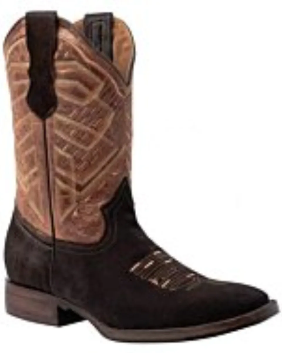 Bota Rodeo Joe Boots Nobuck County Con Pelo 521 Café