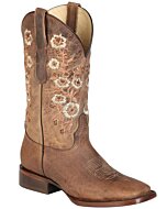 Bota Rodeo Para Mujer Alazán Color Orix Centenario 51231