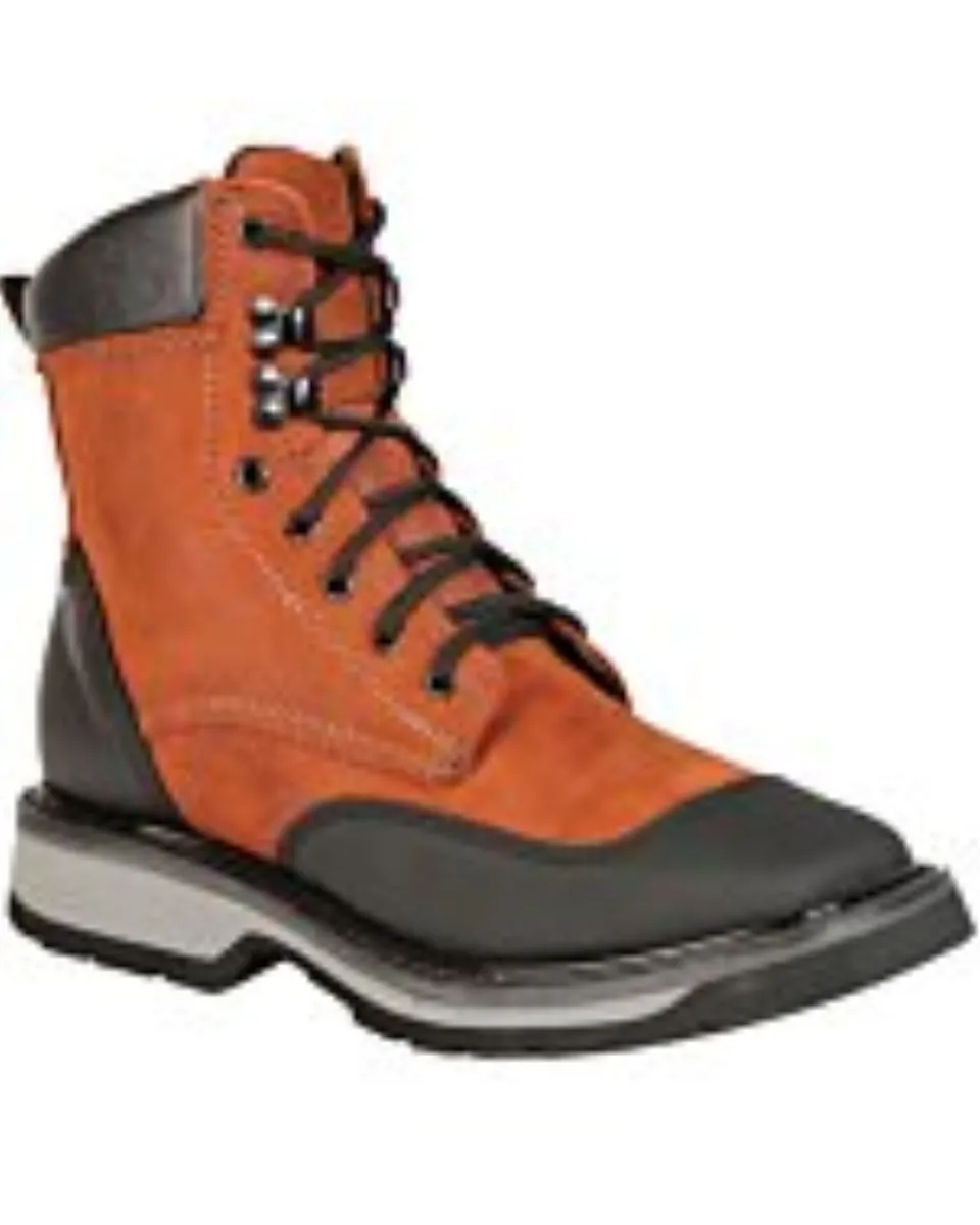 Botas De Trabajo Welt Completo Puntera Kevlar Color Naranja-Negro