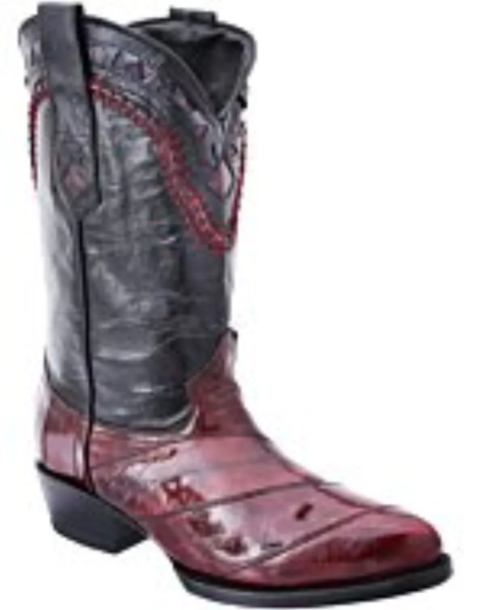 Botas Vaqueras Anguila Color Vino WD 11-222