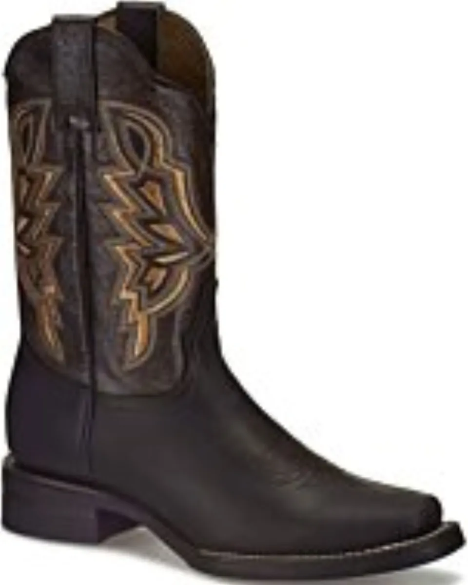 Botas Vaqueras Café Oscuro Para Hombre 324-6542