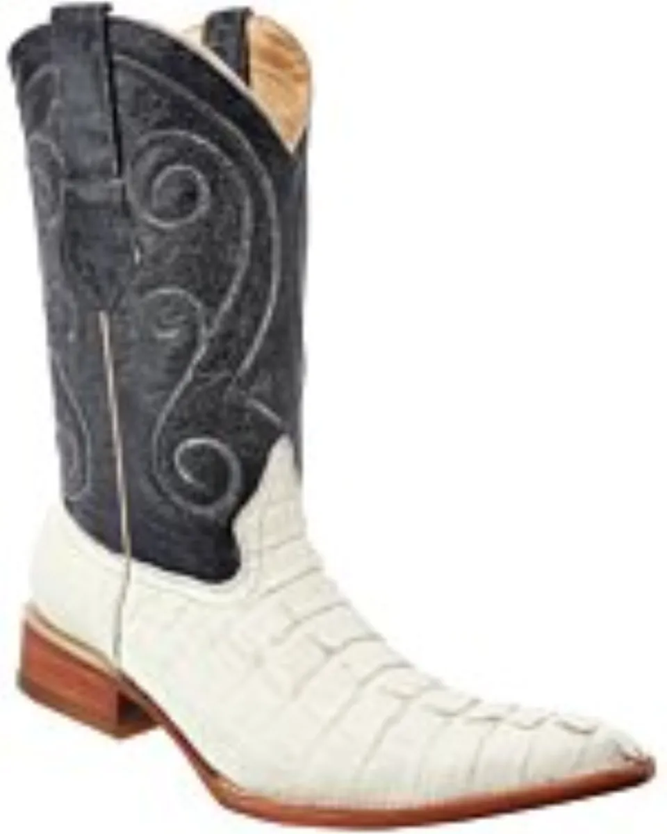 Botas Cocodrilo Cola Original Color Hueso WD 11-041