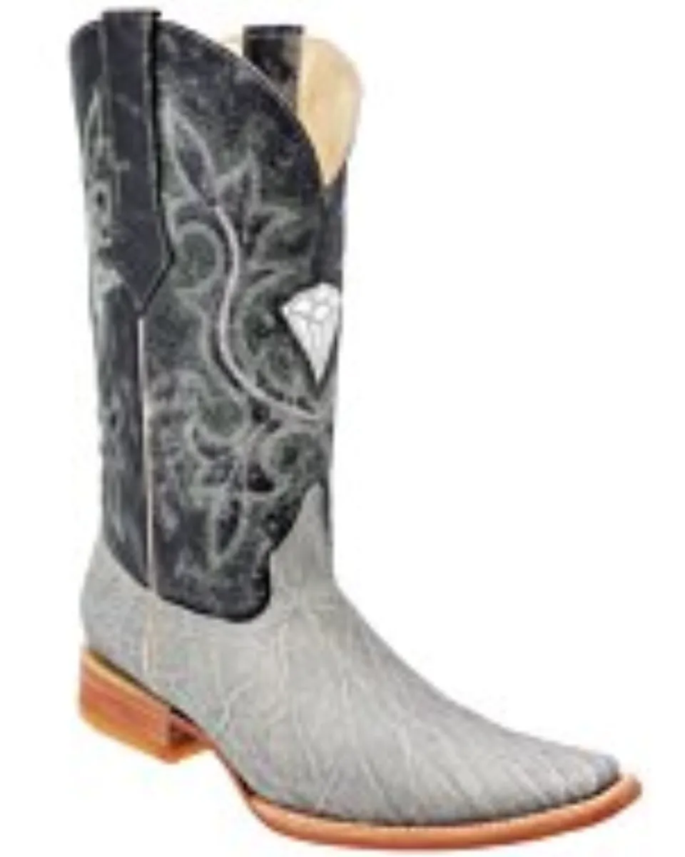 Botas Piel De Elefante Clon Horma 400 Color Marfil WD 11-162