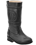 Botas Escaramuza De Niña Piel Napa Negra WD 11-357