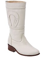 Botas Para Niña Escaramuza Napa Hueso WD 11-359