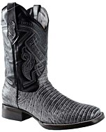 Joe Boots 713 Negro Rodeo Imitación Lizard