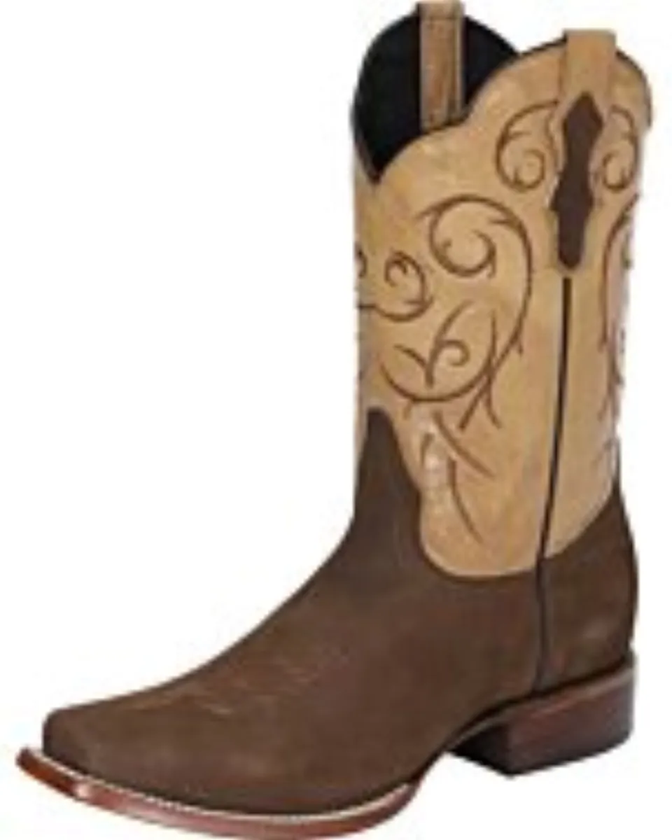 BOTAS RODEO EL SEÑOR DE LOS CIELOS SR-18-41 PIEL NOBUCK CAMEL