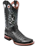 Botas Rodeo Grabado Coco Belly WD Boots 11-308 Color Negro
