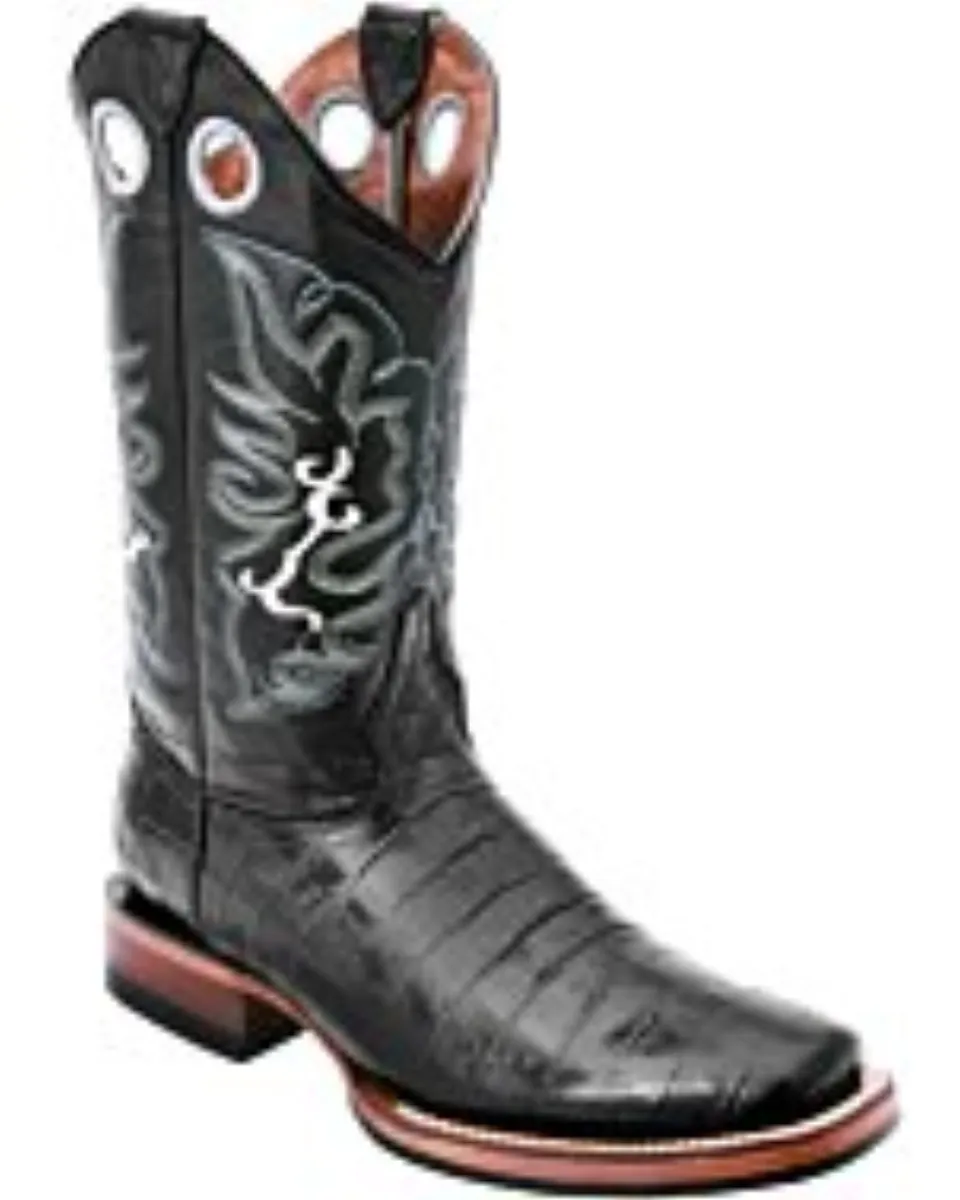 Botas Rodeo Grabado Coco Belly WD Boots 11-308 Color Negro