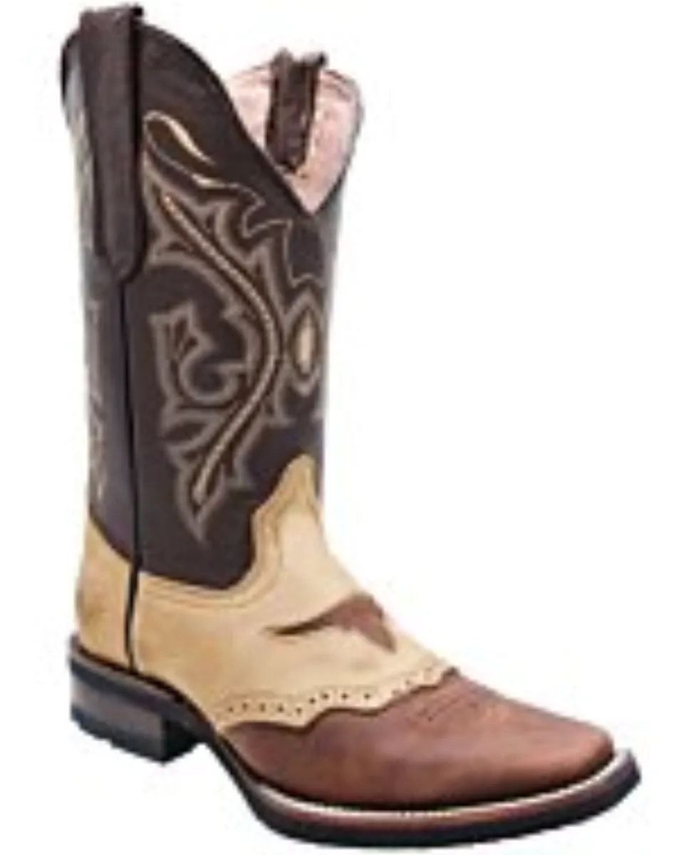 Botas Rodeo Para Dama En Color Café WD 11-520