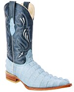 Botas Vaqueras 3X Grabado Cocodrilo Color Baby Blue WD 11-132