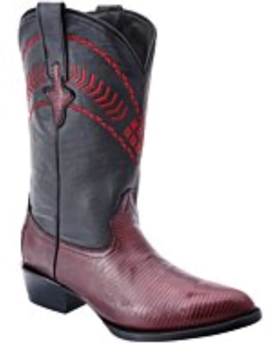 Botas Vaqueras Armadillo Horma 900 Color Vino WD 11-176