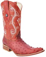  Exotic  Cowboy White Diamonds Boots 032 Cognac Grasso