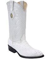 Botas Vaqueras De Cocodrilo Blancas WD 11-205